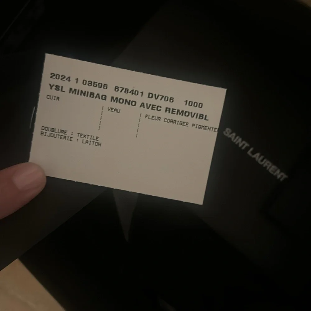 Black lulu Yves Saint Laurent Quilted Leather Shoulder Bag- AUTHENTIC - Picture 7 of 13